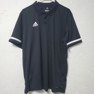 Adidas Black Mens XL Polo